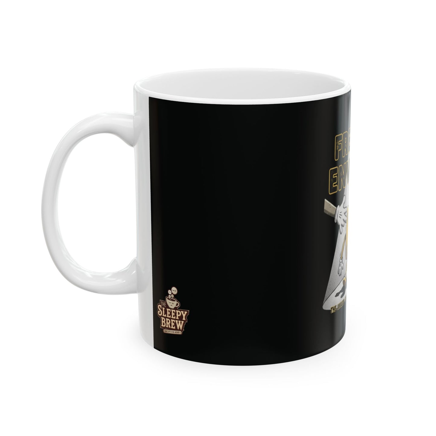 Funny Ceramic Mug - Free the Envelope, Unique Coffee Cup for Gifting, Office Humor, Quirky Drinkware, Tea Lover's Gift