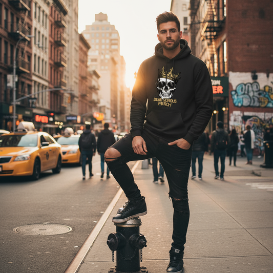 Dead Serious Hoodie – Classic Pullover Streetwear Sweatshirt