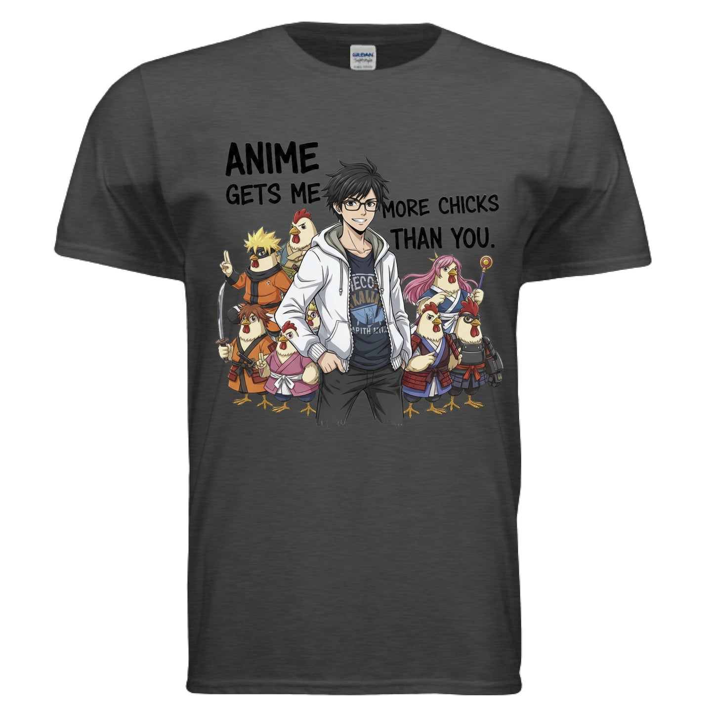 Heather Dark Grey - FRONT